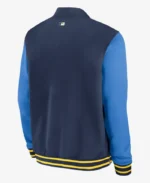 MLB Minnesota Twins 2024 Nike Game Time Bomber Jacket | Trendy Leather Jackets
