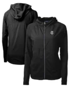MLB Minnesota Twins Adapt Hybrid Raglan Hoodie | Trendy Leather Jackets
