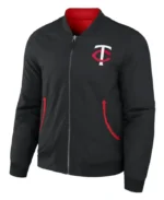 MLB Minnesota Twins Darius Rucker Reversible Bomber Varsity Jacket | Trendy Leather Jackets