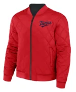 MLB Minnesota Twins Darius Rucker Reversible Bomber Varsity Jacket | Trendy Leather Jackets