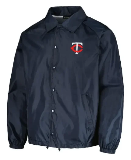 MLB Minnesota Twins Dunbrooke Raglan Windbreaker Jacket | Trendy Leather Jackets