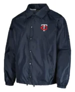 MLB Minnesota Twins Dunbrooke Raglan Windbreaker Jacket | Trendy Leather Jackets