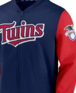 MLB Minnesota Twins Lightweight Windbreaker Bomber Jacket | Trendy Leather Jackets