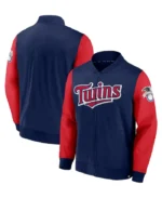 MLB Minnesota Twins Lightweight Windbreaker Bomber Jacket | Trendy Leather Jackets
