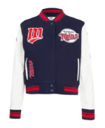 MLB Minnesota Twins Retro Classic Varsity Jacket | Trendy Leather Jackets