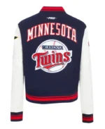 MLB Minnesota Twins Retro Classic Varsity Jacket | Trendy Leather Jackets