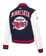 MLB Minnesota Twins Retro Classic Varsity Jacket | Trendy Leather Jackets