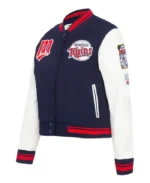 MLB Minnesota Twins Retro Classic Varsity Jacket | Trendy Leather Jackets