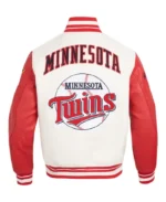 MLB Minnesota Twins Retro Classic Varsity Jacket | Trendy Leather Jackets