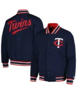 MLB Minnesota Twins Starter Secret Weapon Jacket | Trendy Leather Jackets
