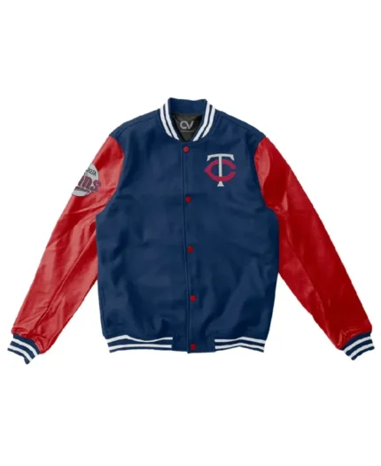 MLB Minnesota Twins Varsity Jacket | Trendy Leather Jackets