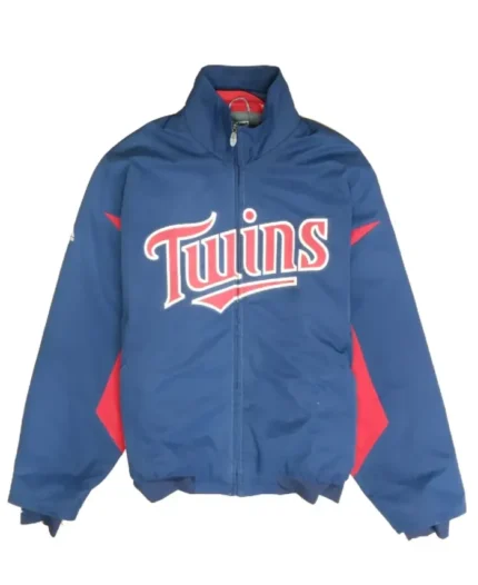 MLB Minnesota Twins Vintage Majestic Dug Out Jacket | Trendy Leather Jackets