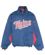 MLB Minnesota Twins Vintage Majestic Dug Out Jacket | Trendy Leather Jackets