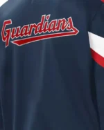 MLB Navy Cleveland Guardians Carl Banks Earned Run Jacket | Trendy Leather Jackets