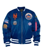 MLB New York Mets Alpha Jacket | Trendy Leather Jackets