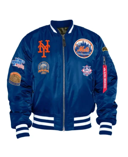MLB New York Mets Alpha Jacket | Trendy Leather Jackets