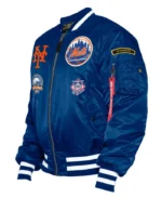 MLB New York Mets Alpha Jacket | Trendy Leather Jackets