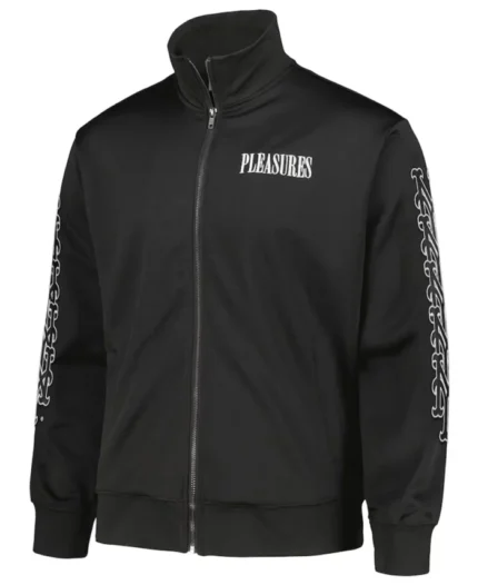 MLB New York Mets Pleasures Pitcher Track Jacket | Trendy Leather Jackets