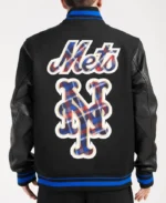 MLB New York Mets Pro Standard prep Varsity Jacket | Trendy Leather Jackets