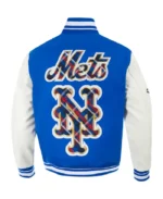 MLB New York Mets Pro Standard prep Varsity Jacket | Trendy Leather Jackets