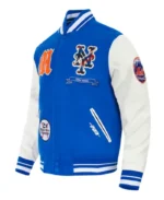 MLB New York Mets Pro Standard prep Varsity Jacket | Trendy Leather Jackets