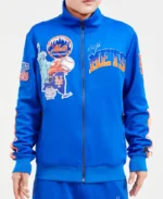 MLB New York Mets Track Jacket | Trendy Leather Jackets