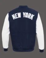 MLB New York Yankees Classic Wool Varsity Jacket | Trendy Leather Jackets