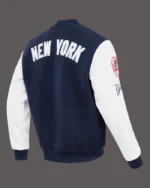 MLB New York Yankees Classic Wool Varsity Jacket | Trendy Leather Jackets