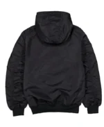 MLB New York Yankees Hooded Bomber Jacket | Trendy Leather Jackets