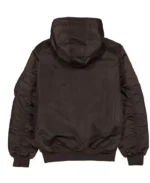MLB New York Yankees Hooded Bomber Jacket | Trendy Leather Jackets