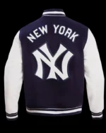 MLB New York Yankees Retro Classic Varsity Jacket | Trendy Leather Jackets