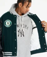 MLB Oakland Athletics Jacket New Era Varsity Jacket | Trendy Leather Jackets