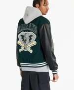MLB Oakland Athletics Jacket New Era Varsity Jacket | Trendy Leather Jackets