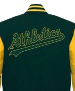 MLB Oakland Athletics Letterman Jacket | Trendy Leather Jackets