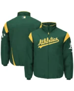 MLB Oakland Athletics Majestic Jacket | Trendy Leather Jackets