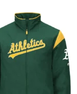 MLB Oakland Athletics Majestic Jacket | Trendy Leather Jackets