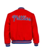 MLB Philadelphia Phillies 1949 Red Wool Varsity Jacket | TLJ