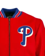 MLB Philadelphia Phillies 1949 Red Wool Varsity Jacket | TLJ