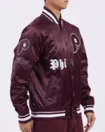 MLB Philadelphia Phillies Old English Satin Jacket | TLJ