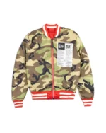MLB Philadelphia Phillies Red Reversible MA-1 Bomber Jacket | TLJ