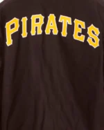 MLB Pittsburgh Pirates Black Reversible Wool Jacket | Trendy Leather Jackets