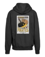 MLB Pittsburgh Pirates Cooperstown Core Logo Black Hoodie | Trendy Leather Jackets