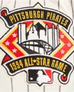 MLB Pittsburgh Pirates Cooperstown Pinstripe Retro Classic Satin Jacket | Trendy Leather Jackets