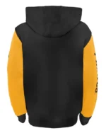 MLB Pittsburgh Pirates Fanatics Black Hoodie Jacket | Trendy Leather Jackets
