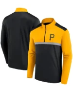 MLB Pittsburgh Pirates Fanatics Black Unstoppable Quarter-Zip Top | Trendy Leather Jackets