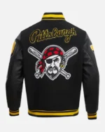 MLB Pittsburgh Pirates Mash Up Varsity Jacket | Trendy Leather Jackets