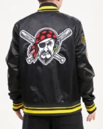 MLB Pittsburgh Pirates Mashup Satin Jacket | Trendy Leather Jackets