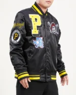 MLB Pittsburgh Pirates Mashup Satin Jacket | Trendy Leather Jackets