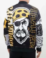 MLB Pittsburgh Pirates Mashup Satin Jacket | Trendy Leather Jackets