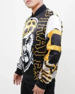 MLB Pittsburgh Pirates Mashup Satin Jacket | Trendy Leather Jackets